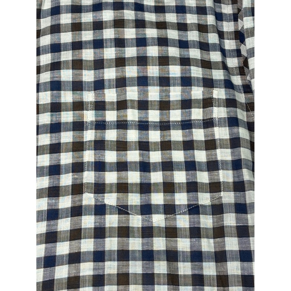 Rodd‎ & Gunn Sports Fit Gingham Check Cotton Shirt Men's Size L Woven Europe - Picture 2 of 10